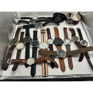 Unbranded Mens Watches Lot Of 17 For Parts Or Repair N6
